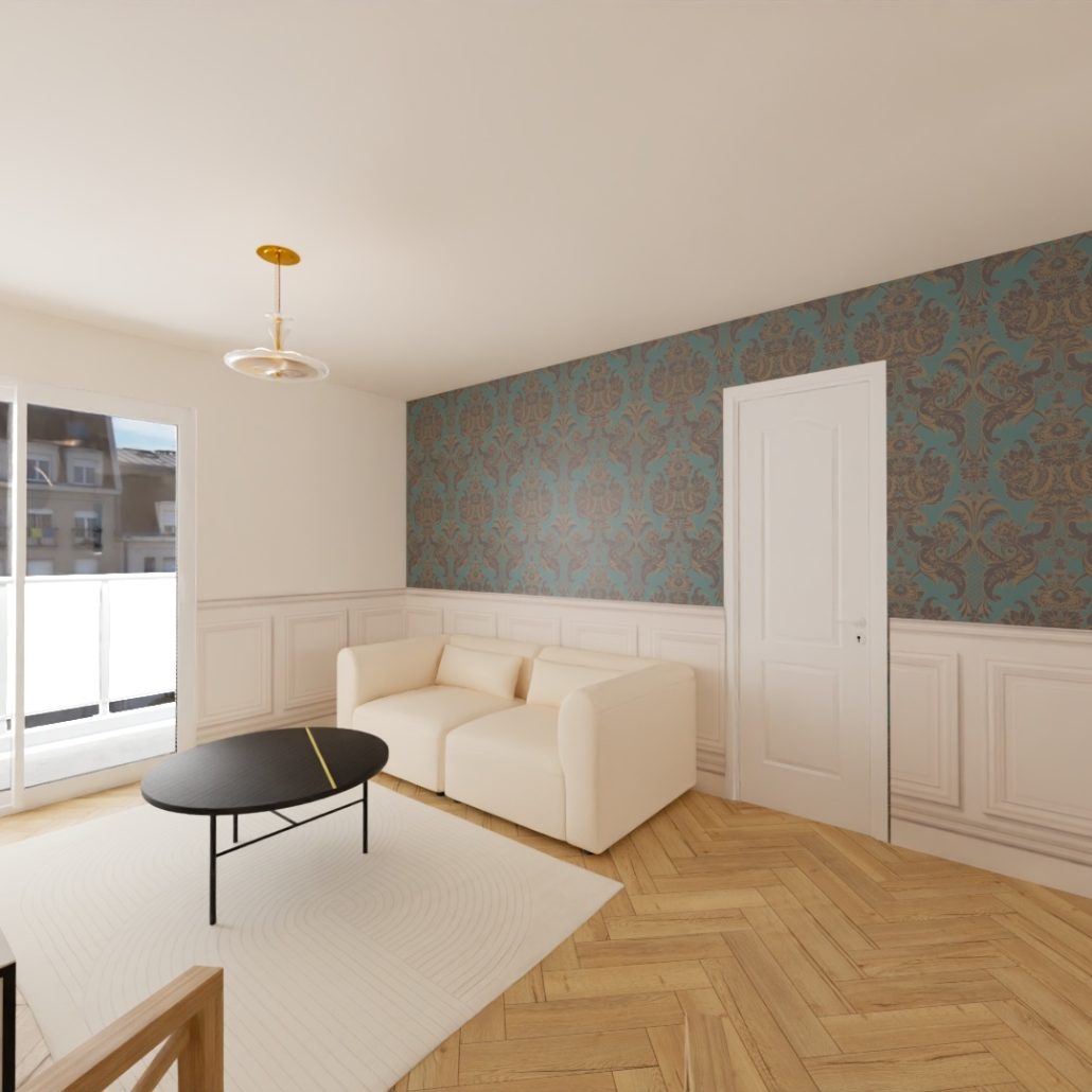 Projet de rénovation d'un appartement à la roche sur yon