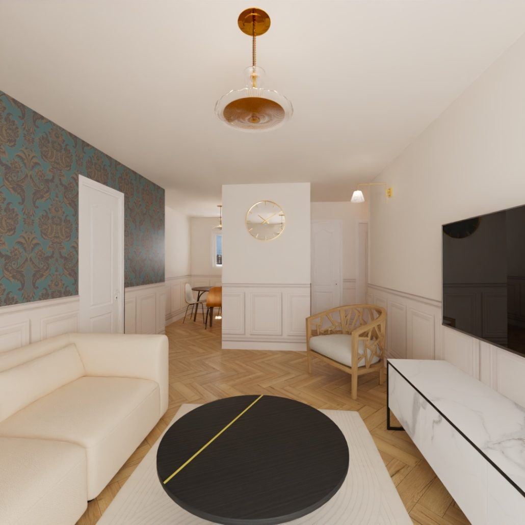 Projet de rénovation d'un appartement à la roche sur yon