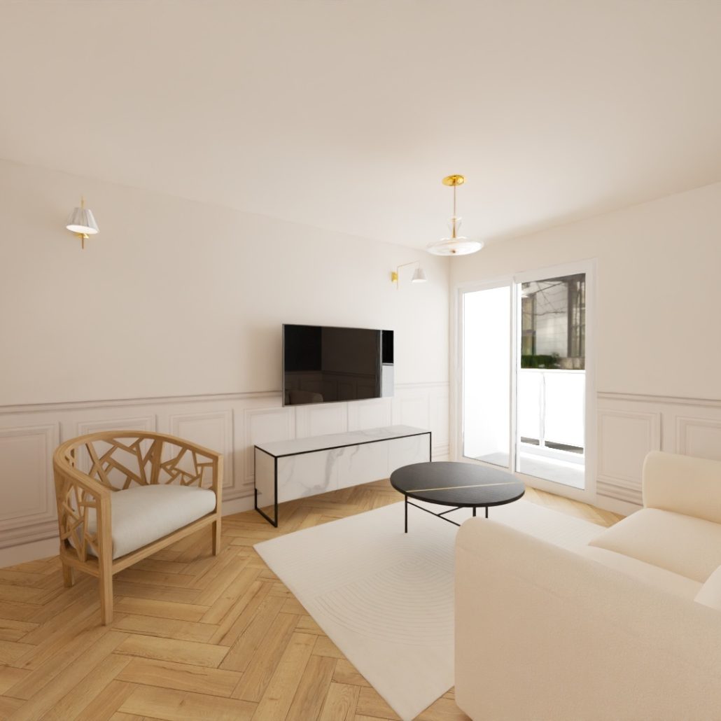 Projet de rénovation d'un appartement à la roche sur yon